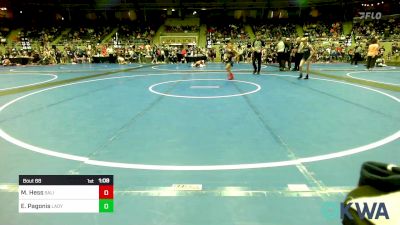 67 lbs Semifinal - Michael Hess, Salina Wrestling Club vs Elijah Pagonis, Lady Outlaw Wrestling Academy