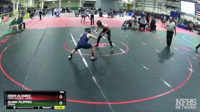 138 lbs Cons. Round 1 - Quinn Filippini, Eureka vs Aron Alvarez, Coral Academy - North