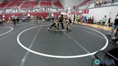 62 lbs Consolation - Oakley Leverich, Cushing vs Harper Jackson, Shelton Wrestling Academy