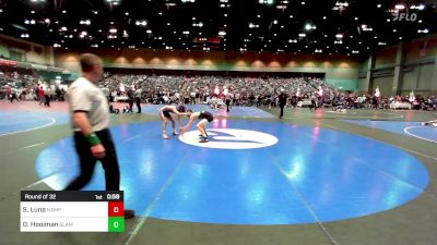 120 lbs Round Of 32 - Simon Luna, Nampa vs Drake Hooiman, Slam Academy