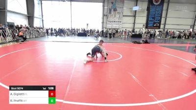 126 lbs Round Of 128 - Alex Giglietti, FL vs Roany Proffit, WY