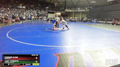 1B/2B 190 Cons. Semi - Cody Strozyk, Willapa Valley vs Conner Kline, Reardan