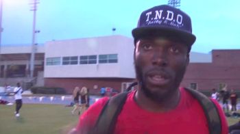 LaShawn Merritt is all business post gold medal