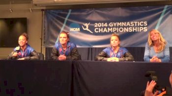 Kytra Hunter discussing her 1st place floor routine