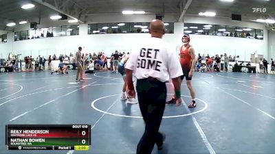 155 lbs Cons. Round 3 - Reily Henderson, Whitmore Lake HS vs Nathan Bowen, Roundtree WA