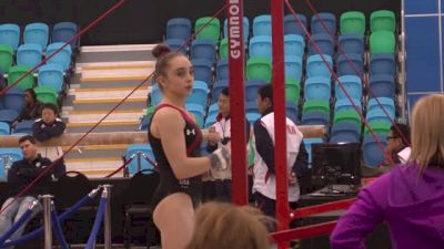 Peyton Ernst Rocks Bars, Pac Rim Training Day 2