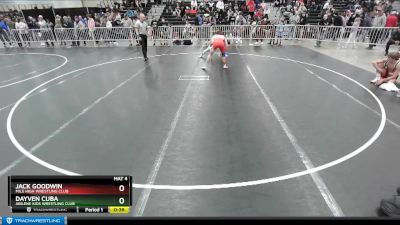 138 lbs Cons. Round 3 - Jack Goodwin, Mile High Wrestling Club vs Dayven Cuba, Abilene Kids Wrestling Club