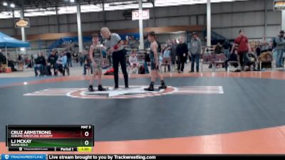 71 lbs Semifinal - Cruz Armstrong, Sublime Wrestling Academy vs Lj McKay, Idaho Gold