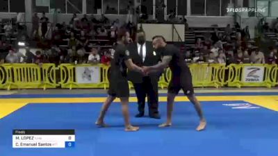 MOISES LOPEZ vs Carlos Emanuel Santos 2021 Pan IBJJF Jiu-Jitsu No-Gi Championship