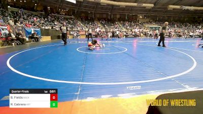 67 lbs Quarterfinal - Beau Fields, Backyard Brawlers Midwest vs Rodolfo Jose Cabrera, Art In Motion Wrestling