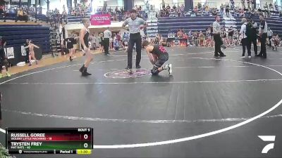 100 lbs Round 2 (6 Team) - Trysten Frey, Mat Rats vs Russell Goree, Violent Little Machines