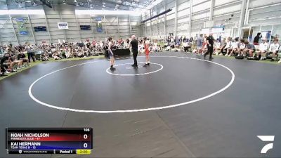 106 lbs Round 1 (16 Team) - Noah Nicholson, Minnesota Blue vs Kai Hermann, Team Texas B