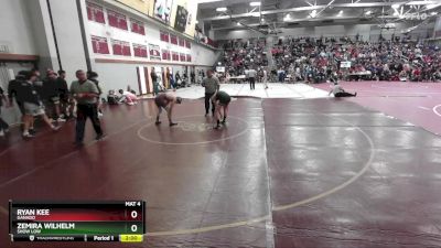 120 lbs Quarterfinal - Ryan Kee, Ganado vs Zemira Wilhelm, Show Low