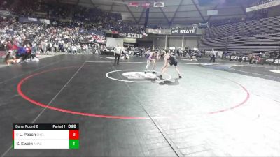 2A 132 lbs Cons. Round 2 - Logan Peach, Shelton vs Syler Swain, Anacortes