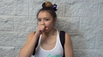 LIzzy LeDuc after a dominant peformance at Region 3 Championships