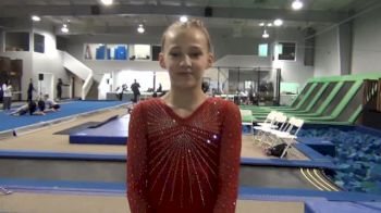 WOGA's Rachel Baumann Rocks Region 3 Champinships