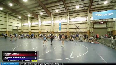 106 lbs Quarterfinal - Paisley Conway, Oregon vs Auriana Wakinekona, Hawaii