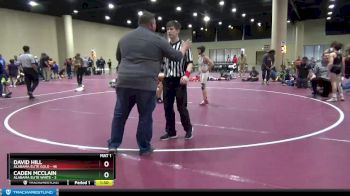 100 lbs Round 4 (6 Team) - David Hill, Alabama Elite Gold vs Caden McClain, Alabama Elite White
