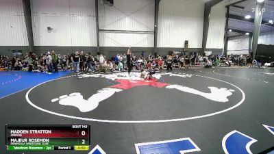 93-95 lbs Quarterfinal - Madden Stratton, Oregon vs Majeur Rosemon, Peninsula Wrestling Club