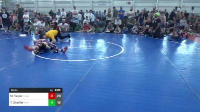 95 lbs Pools - Miner Taylor, Lunatics vs Tavin Shaffer, 84 Athletes (VA)