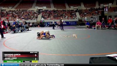 D4-120 lbs Quarterfinal - Javier Lopez, Yuma Catholic vs Raymond Garcia, San Manuel Jr. Sr.