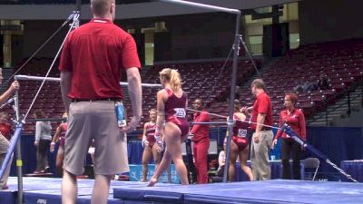 Kaitlyn Clark Bar Routine, 2014 NCAA Podium Training