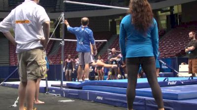 Sam Peszek Solid on Bars, 2014 NCAA Podium Training