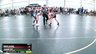 90 lbs Round 1 - Brody Burke, Romeo Middle School vs Parker Day, Charlotte Sda School