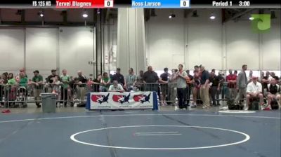 125kg Quarter-finals Tervel Dlagnev vs. Ross Larson