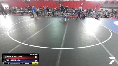 126 lbs 1st Place Match - Zytavius Williams, MN vs Maximus Riggins, IA