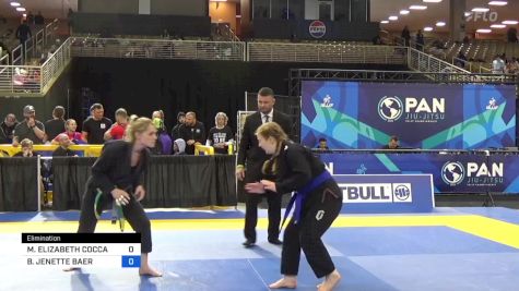 MOLLY ELIZABETH COCCARO vs BRYANA JENETTE BAER 2024 Pan Jiu Jitsu IBJJF Championship