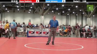 66kg 3rd Place Match Bryce Saddoris vs. Johnson