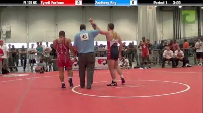 125kg 3rd Place Match Tyrel Fortune vs. Zach Rey