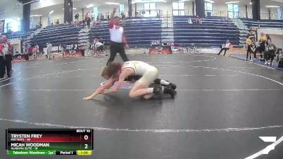 100 lbs Finals (8 Team) - Trysten Frey, Mat Rats vs Micah Woodman, Alabama Elite