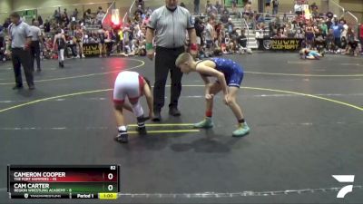 82 lbs Round 1 (6 Team) - Cam Carter, Region Wrestling Academy vs Cameron Cooper, The Fort Hammers