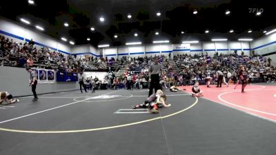 40 lbs Consi Of 8 #2 - Asher Cline, Comanche Takedown Club vs Isaac Tessneer, Norman Grappling Club