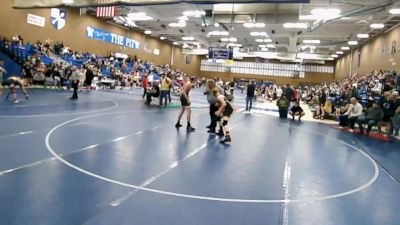 135 lbs Champ. Round 1 - Brady Whiting, Cougars Wrestling Club vs Dillan Thacker, Wasatch