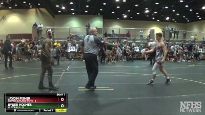 155 lbs Round 3 (6 Team) - Ryder Holmes, Mi Pitbulls vs Jaydin Fisher, Indiana Outlaws White