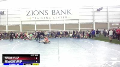 120 lbs Champ. Round 1 - Benjamin Ploehn, Stallions Wrestling Club vs Brevan Miller, Juab Wrestling Club