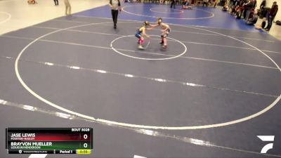 68C Quarterfinal - Jase Lewis, Fosston-Bagley vs Brayvon Mueller, LeSueur/Henderson