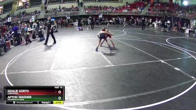 65 lbs Cons. Round 1 - Afton Wagner, Franklin Flyers vs Adalie Sorto, Lexington