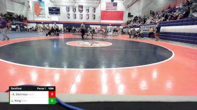 120 lbs Semifinal - Alexis Seymour, Jacksonville vs Lydia King, Geneseo