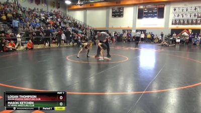 57 lbs Quarterfinal - Mason Ketchen, VS Viking Wrestling Club vs Logan Thompson, Solon Spartan Wrestling Club