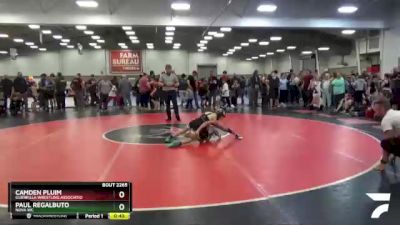 70 lbs Cons. Round 3 - Camden Pluim, Guerrilla Wrestling Associatio vs Paul Regalbuto, Nova WC