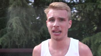 Peter Callahan after his winning kick in the 1500