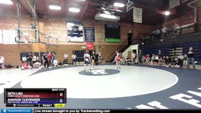 126 lbs Cons. Round 2 - Seth Lish, Marsh Valley Wrestling Club vs Dawson Clevenger, The Factory Wrestling Club