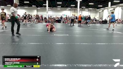 106 lbs Round 1 (6 Team) - Tristan Levine, Scorpions vs Izaya Schickley, PA Alliance Blue