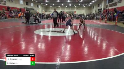 85 lbs 1st Place Match - Eli Anderson, Dakota Boyz Wrestling Club vs Owen Bieber, Bemidji