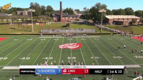 Replay: Shorter vs West Alabama | Oct 1 @ 2 PM