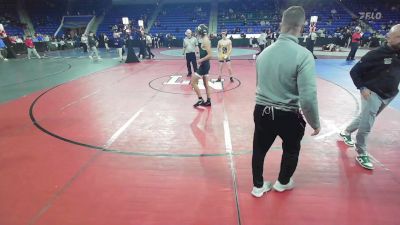 113 lbs Consi Of 8 #2 - Ethan Quinn, Simsbury vs Jordan Dietz, Minnechaug